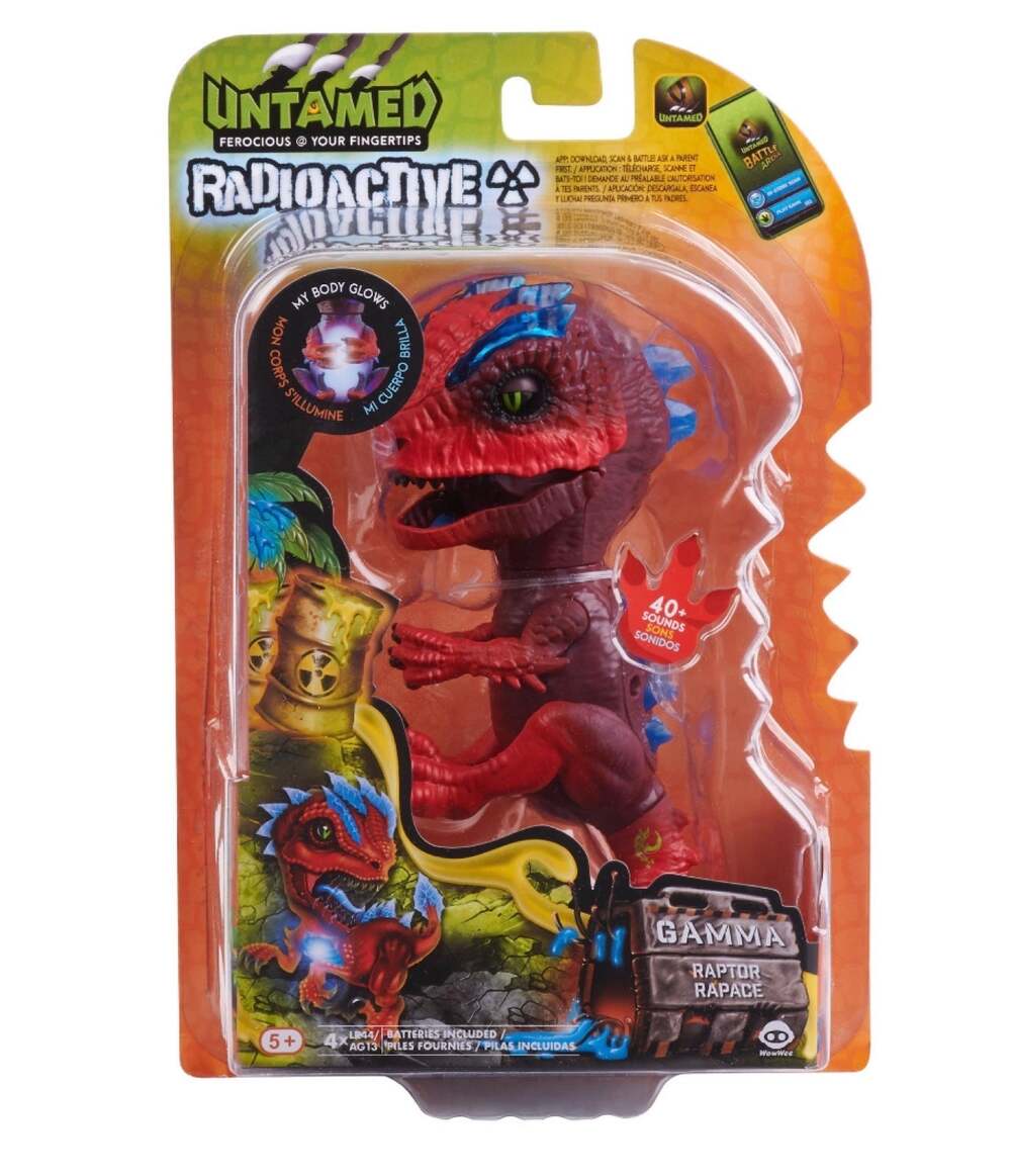 WowWee Untamed Fingerling Gamma Raptor dinosaur New In Box